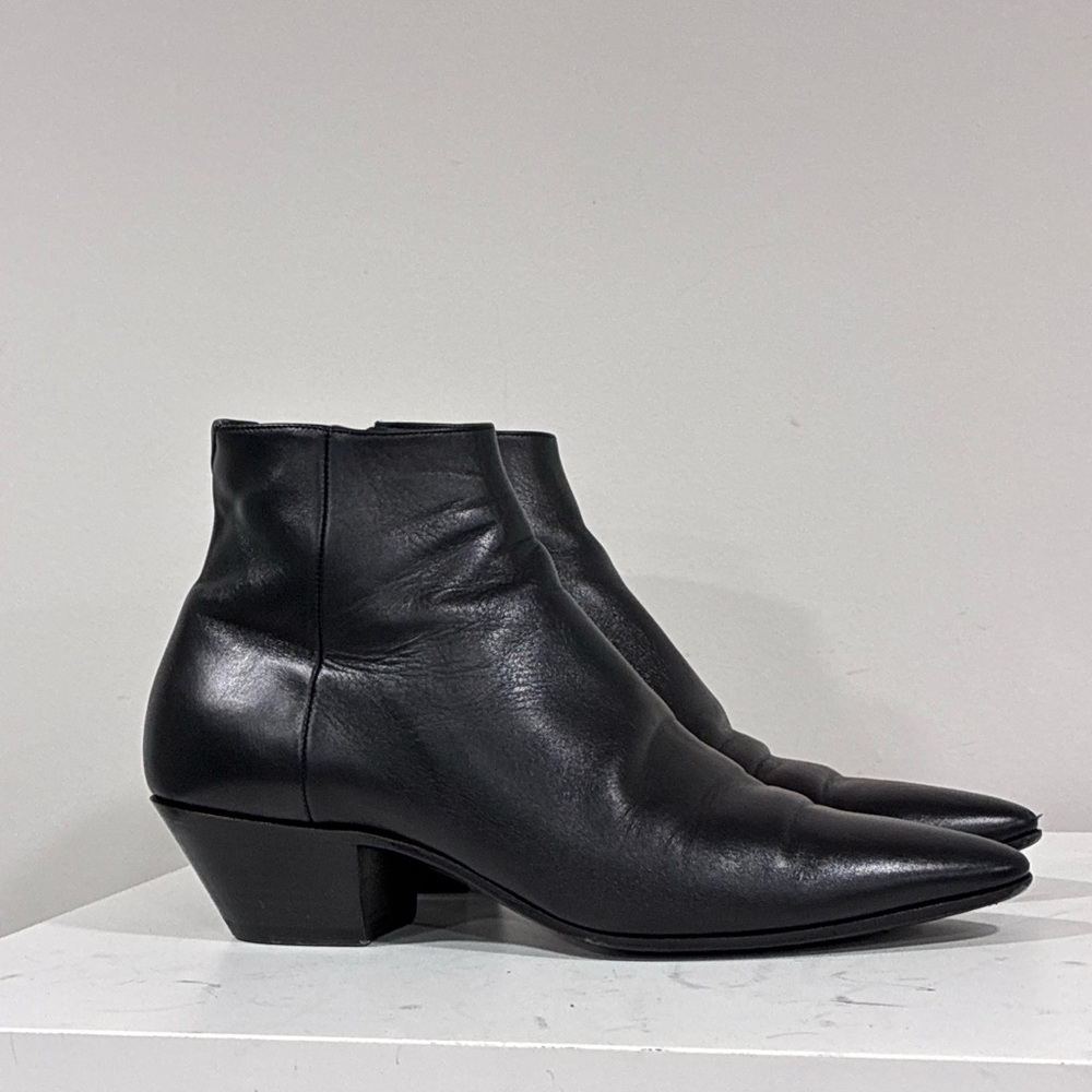 Saint Laurent 40MM Black Ankle boot Size EU 42 USA 9 - Picture 2 of 12